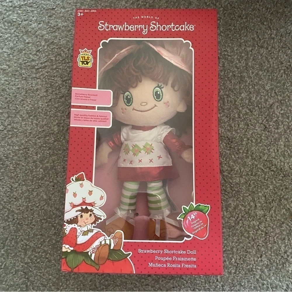Strawberry Shortcake Scented Doll 14” NEW Vintage Inspired Fabric Plush